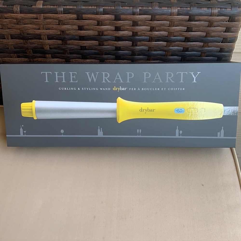 drybar The Wrap Party Yellow Curling & Styling Wand - No Packaging
